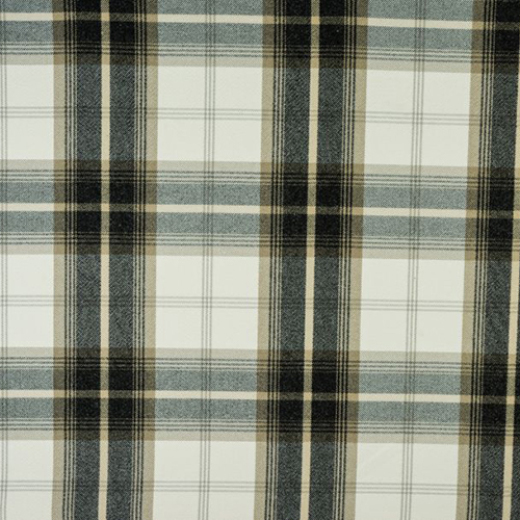 Balmoral Charcoal Curtain Fabric