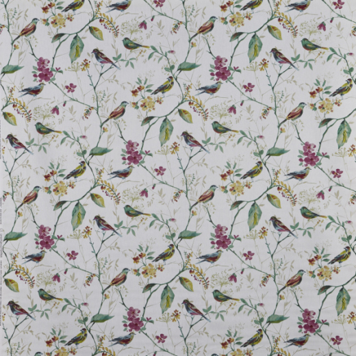 Birdsong Orchid Curtain Fabric 5023/296