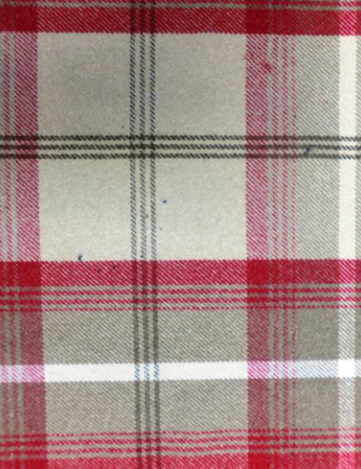 Balmoral Cranberry Curtain Fabric
