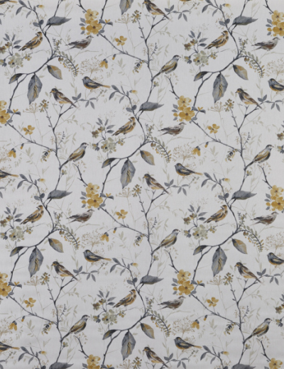 Birdsong Shadow Curtain Fabric 5023/958