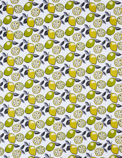 Citrus Mojito Curtain Fabric 5009/391