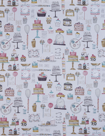 Eat Cake Marshmallow Made To Measure Curtains 5001/223