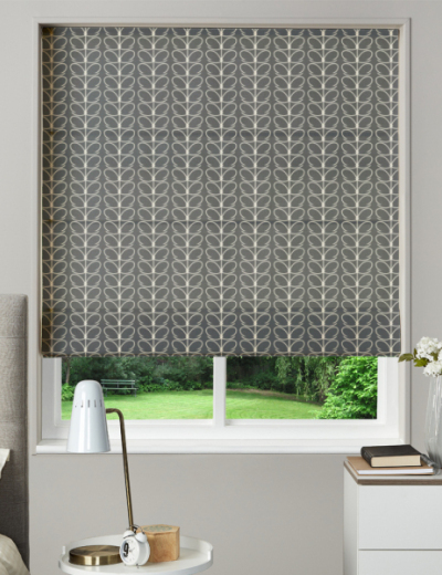Linear Stem Grey Made To Measure Roman Blind