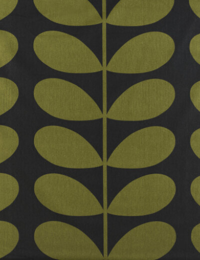 Orla Kiely Giant Stem Moss Curtain Fabric